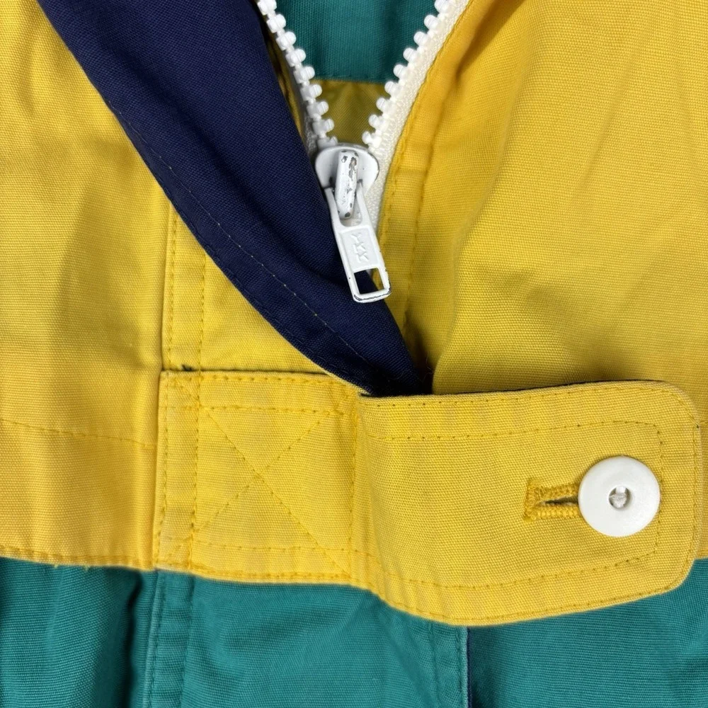 VTG Braefair Sports Jacket Mens Large‎ Colorblock Sailing Nautical Windbreaker